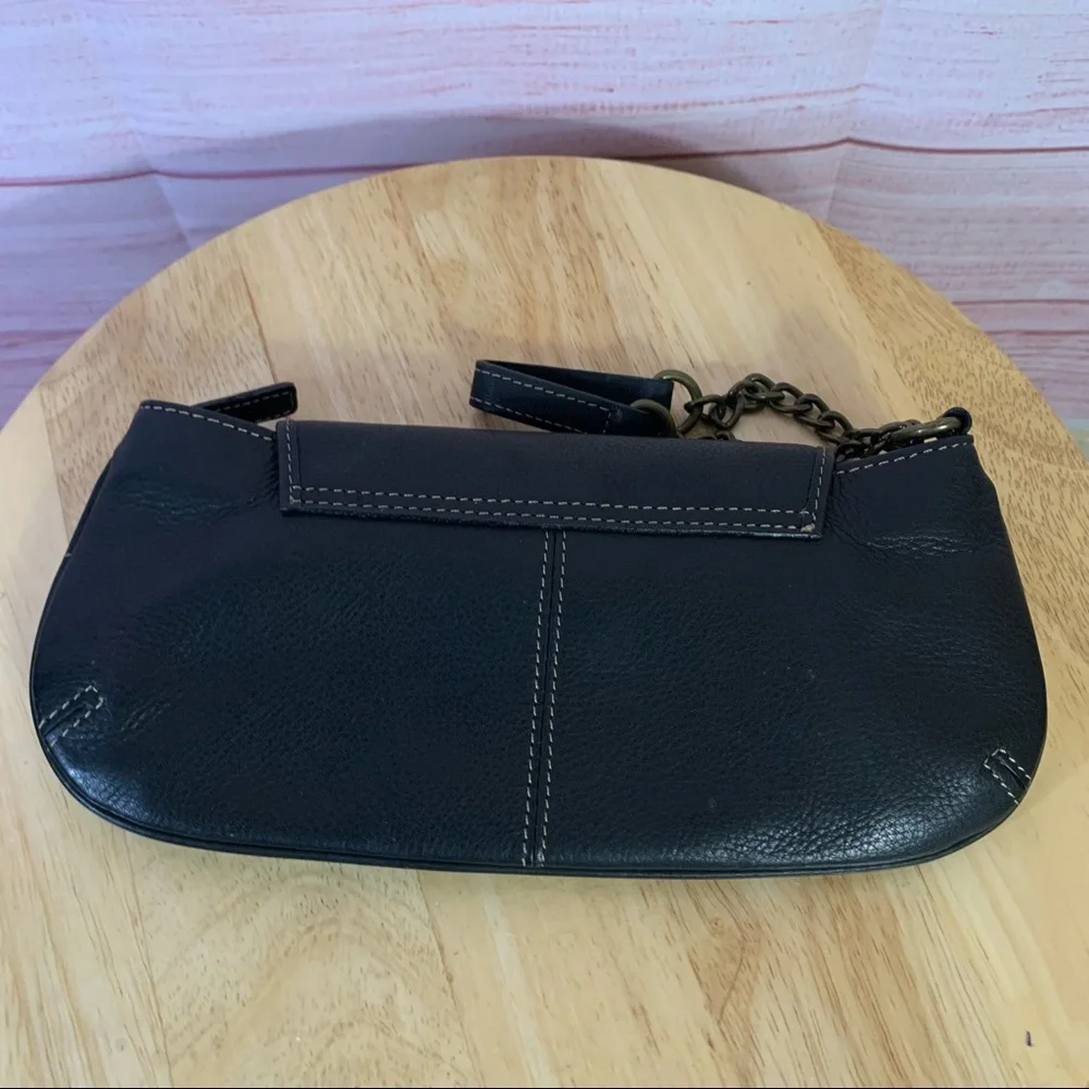 Vintage Fossil Leather Wristlet‎ Purse